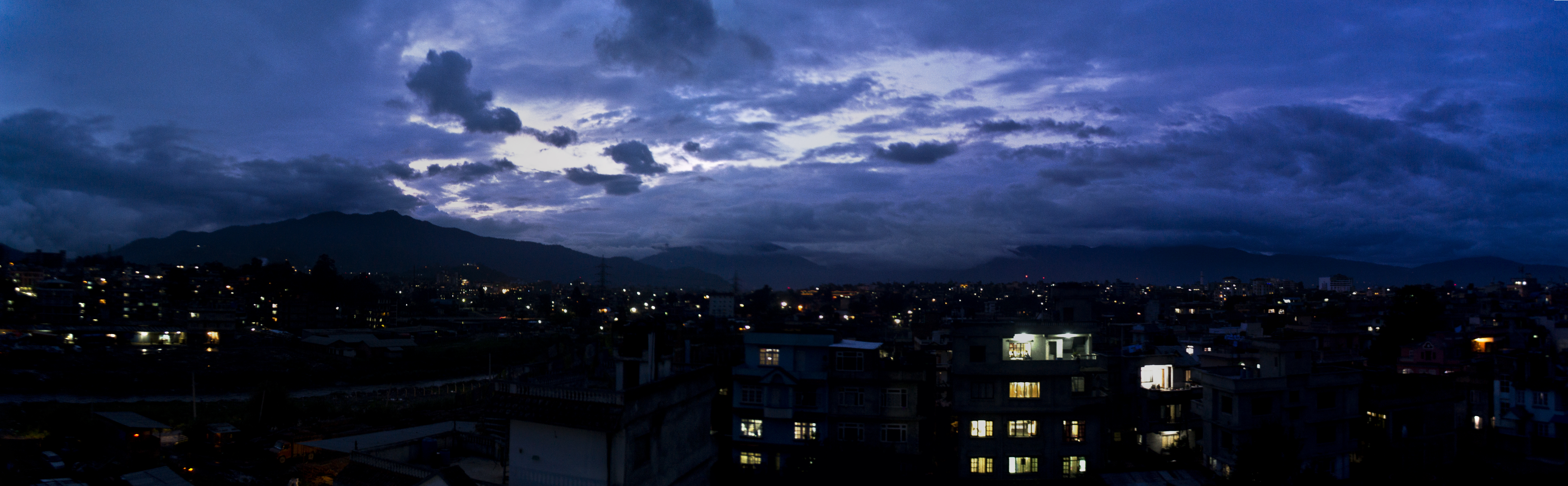 Patan Night Panorama