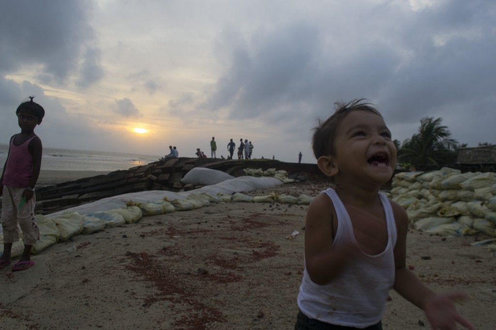 Bangladesh Child at sunset