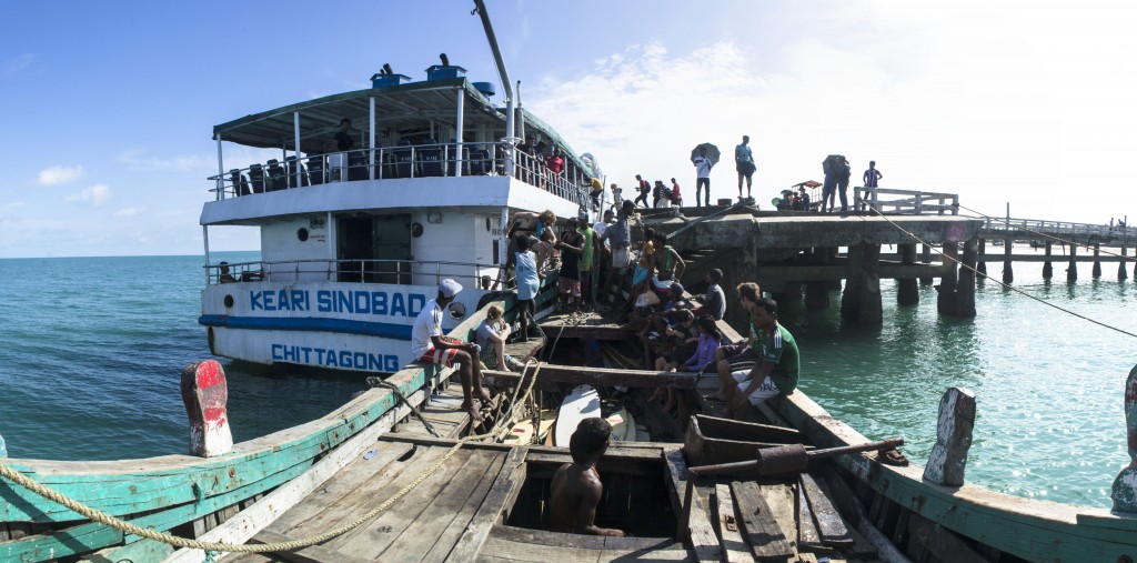 Saint Martin's Island Bangladesh boat