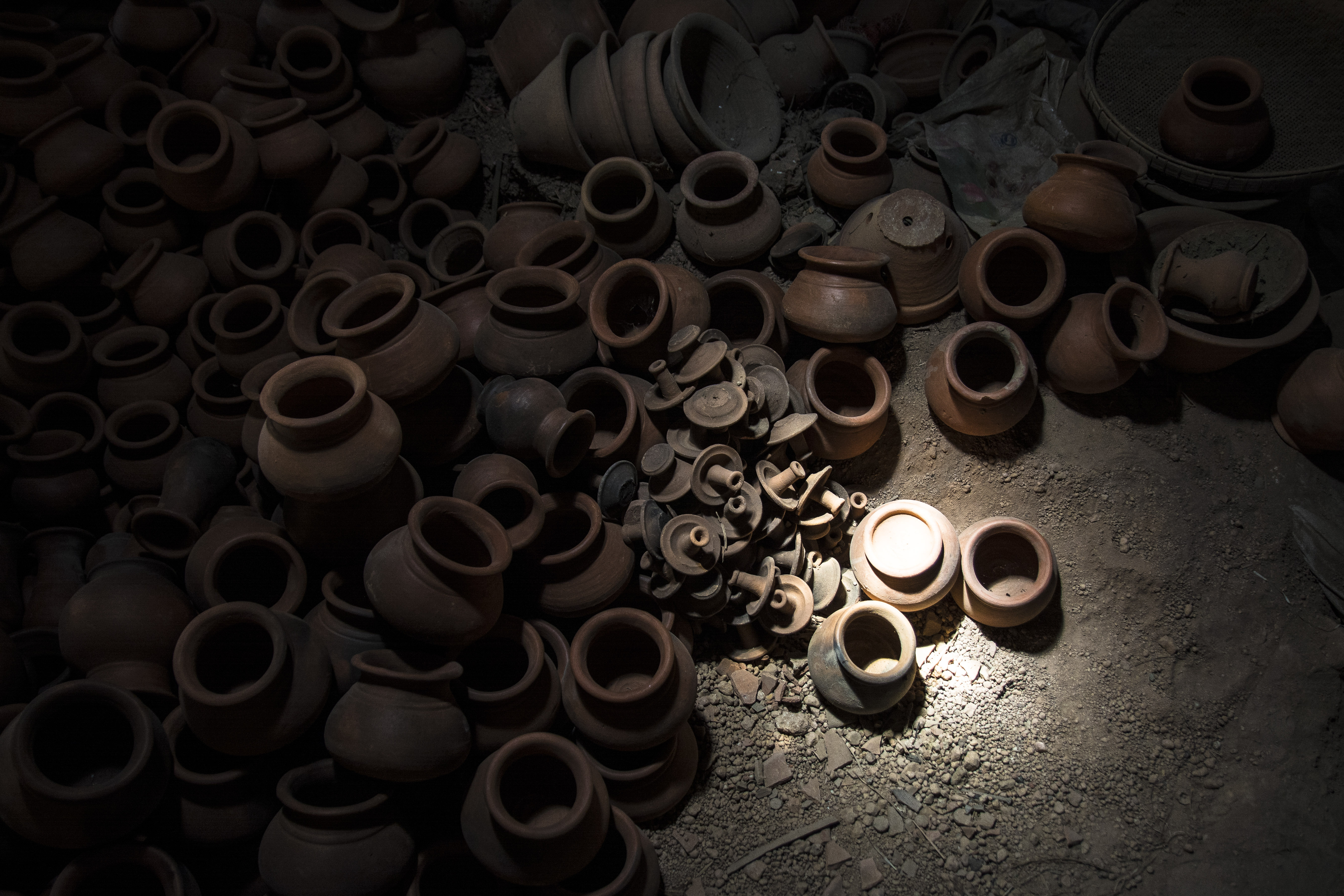 Pile of pottery
