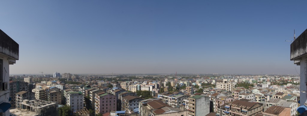 Yangon City Panorama