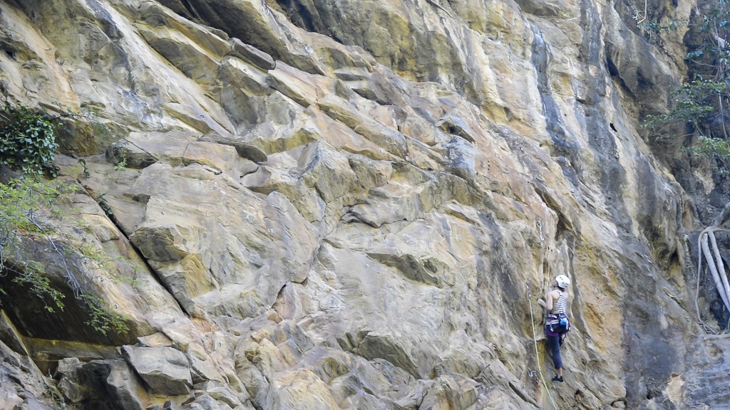 Za Za 5.12a Mandalay rock climbing