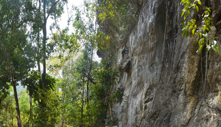 Beautiful Laos Climbing