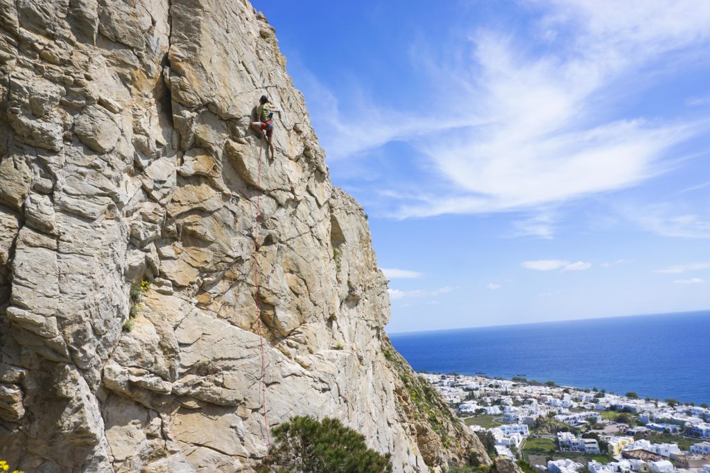 Santorini Rock Climbing