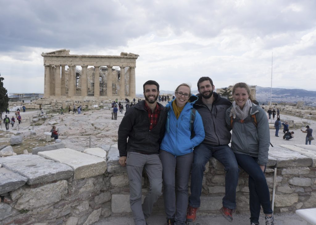 Friends at the Acropolis
