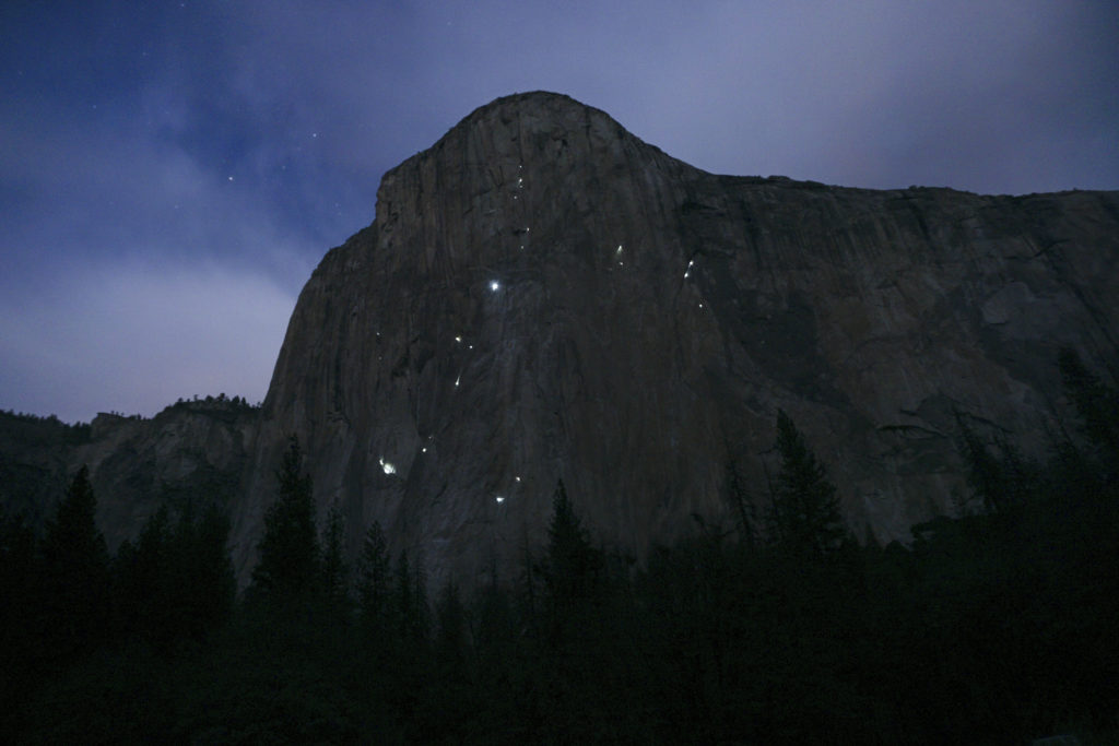 El Cap at night