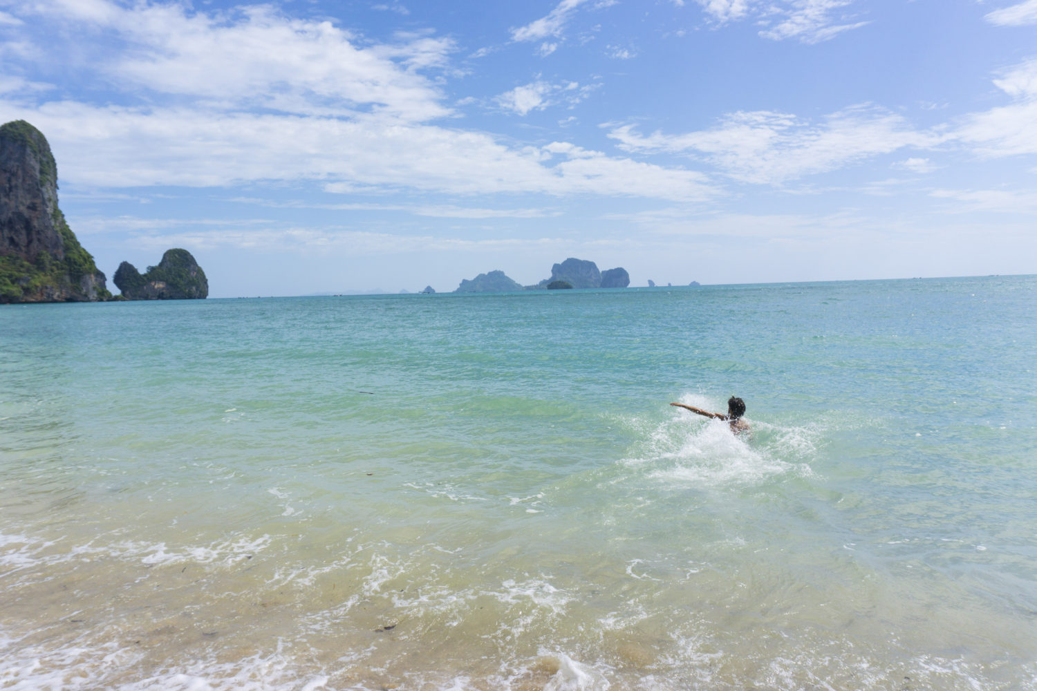 Rest day swim Tonsai Thailand