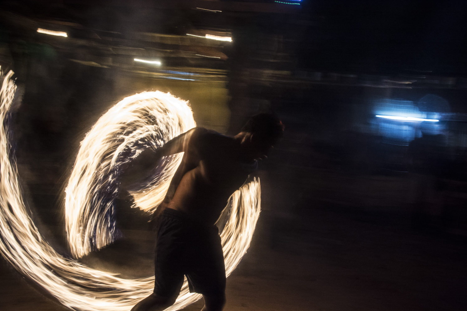 Fire Spinning Tonsai Thailand