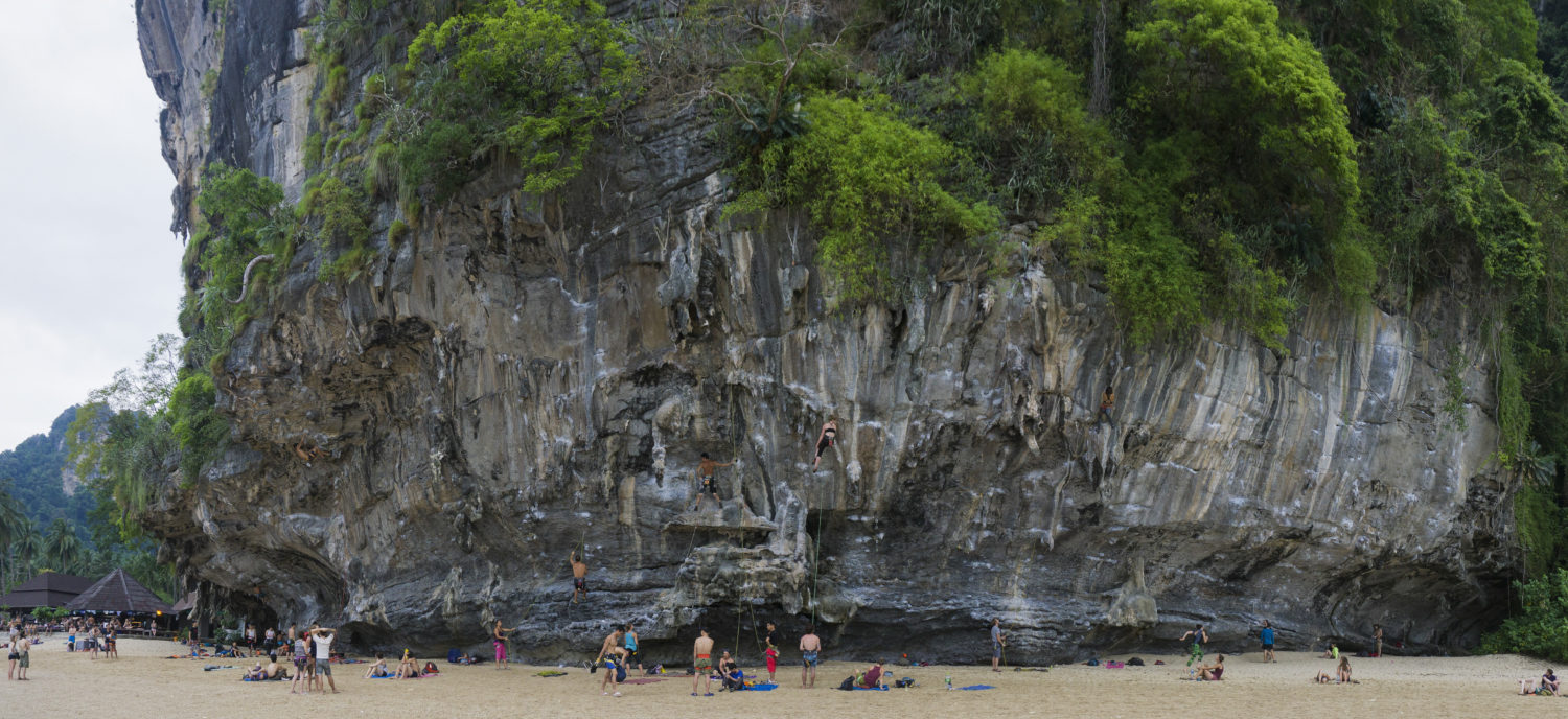 Tonsai Beach Rock Climbing Thailand